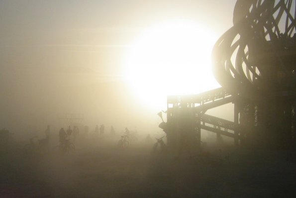 BurningMan_Temple_Sunset